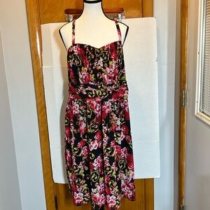 Torrid Chiffon Sleeveless Floral Dress 2X